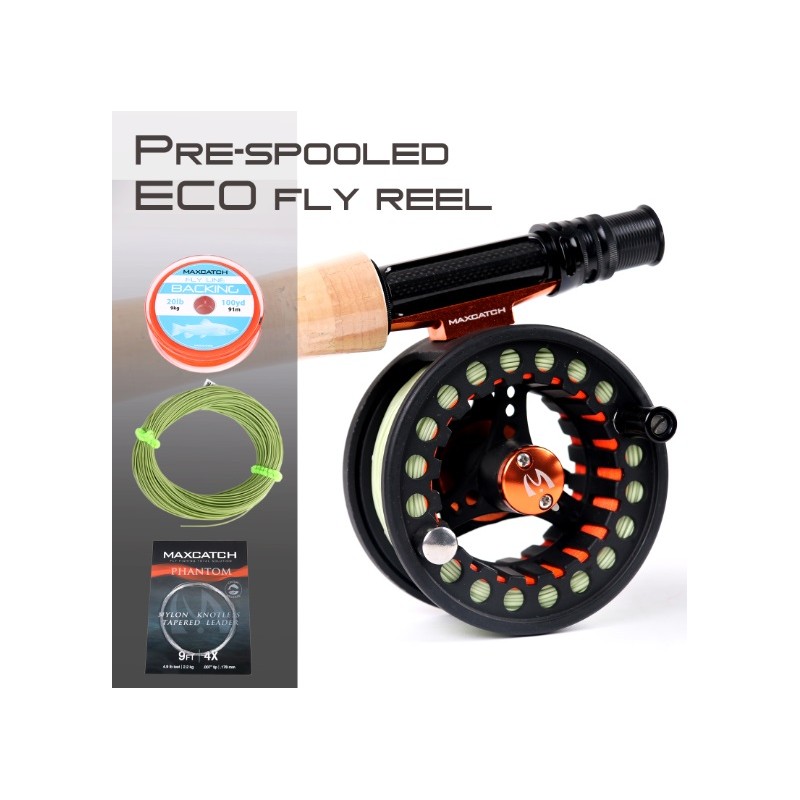 Frosted Black Pre-Loaded ECO Reel