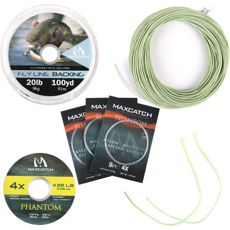 Floating Fly Line Combo WF 2/3/4/5/6/7/8F Fly Fishing Line &