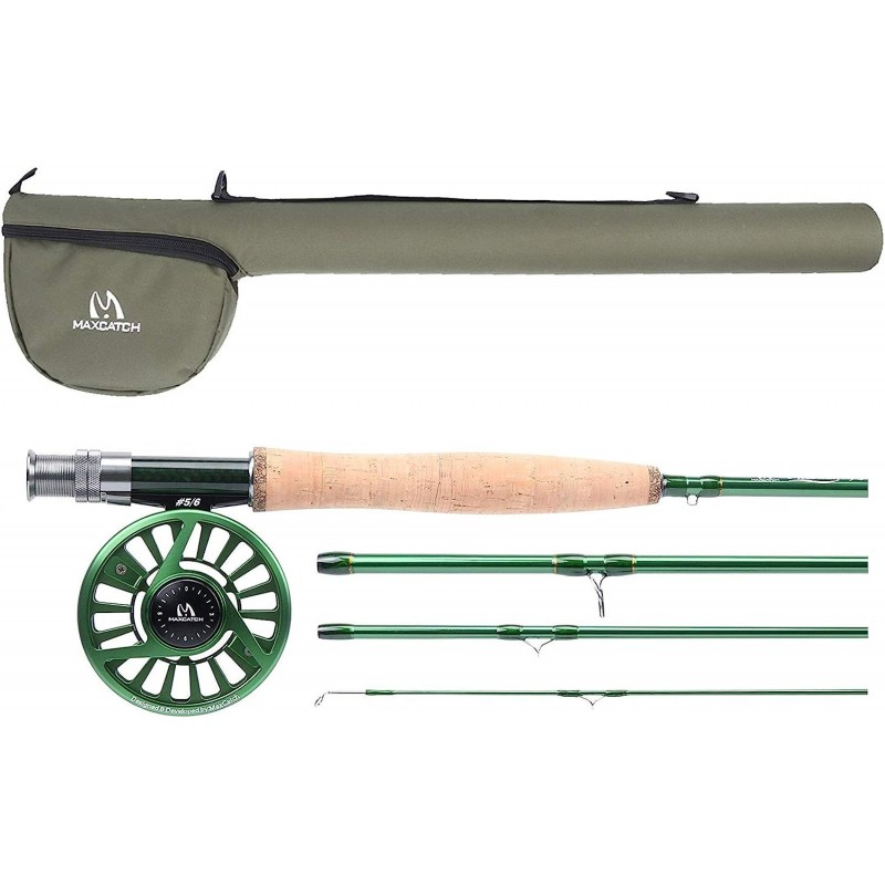 3-10WT Rod & Reel Combo Fast Action IM10 Fly Fishing Rod