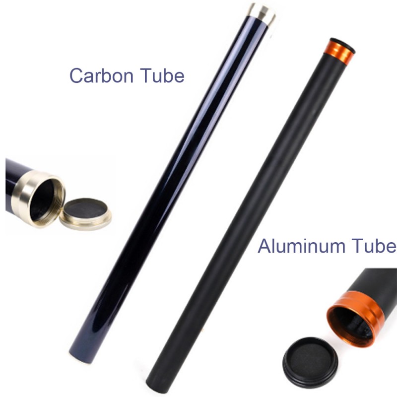 Maxcatch Carbon Fiber Rod Tube(Case) with Aluminum Cap – fits any 9ft 4pcs  fly rod
